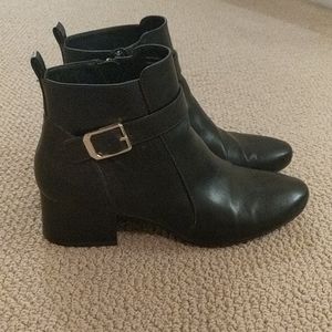 Women's black ankle boots